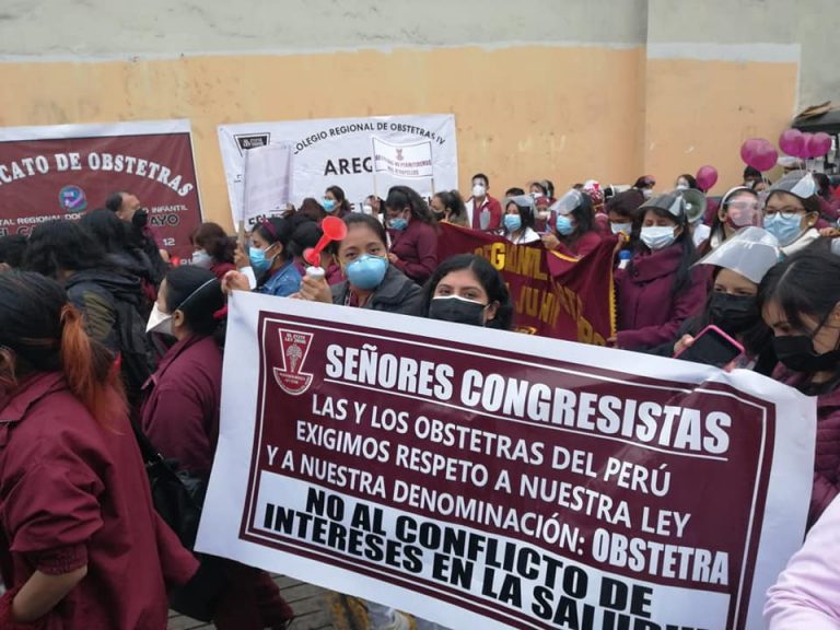 Apoyo a las colegas de Perú