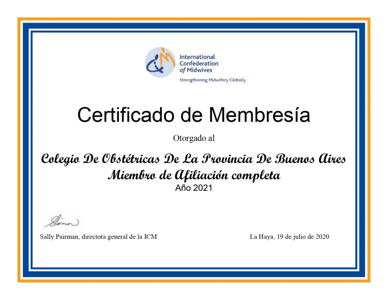 Somos miembros de Afiliación Completa de la ICM