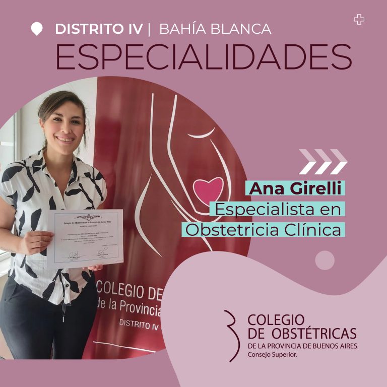 Nueva Especialista en Obstetricia Clínica