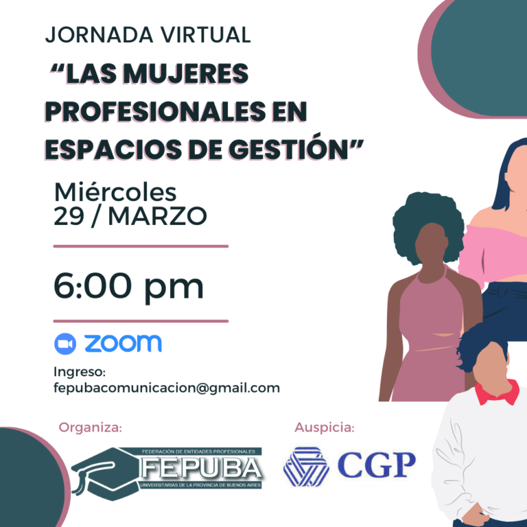 Jornada virtual «Las mujeres profesionales en espacios de gestión»