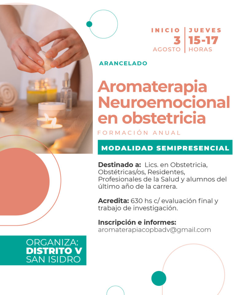 Curso: Aromaterapia Neuroemocional en Obstetricia