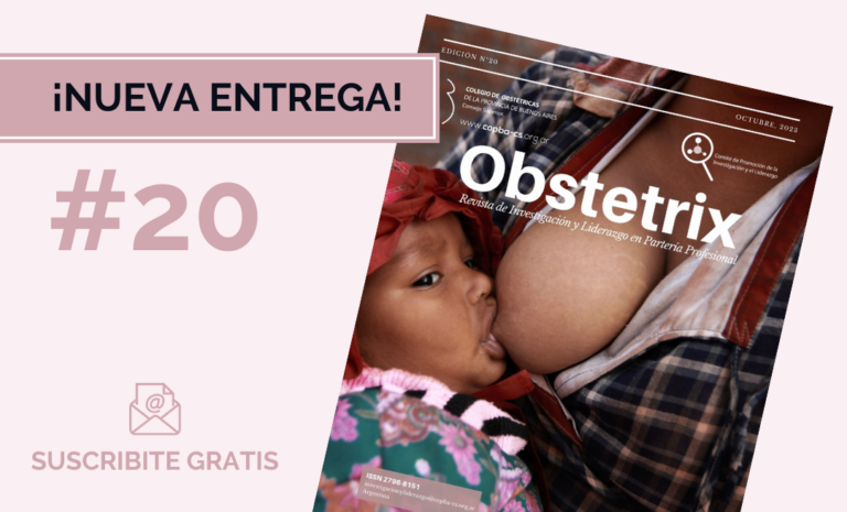 Revista Obstetrix n°20 ¡Nueva edición!