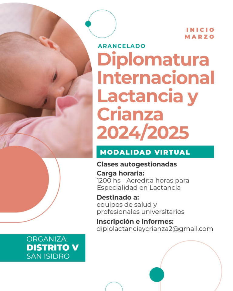 Diplomatura Internacional: Lactancia y Crianza 2024-2025