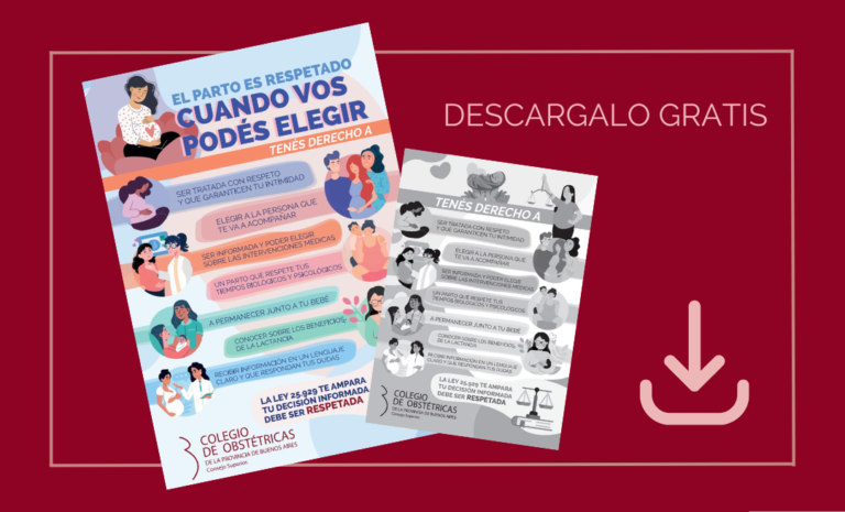 Nuevo material educativo del COPBA sobre Parto Respetado