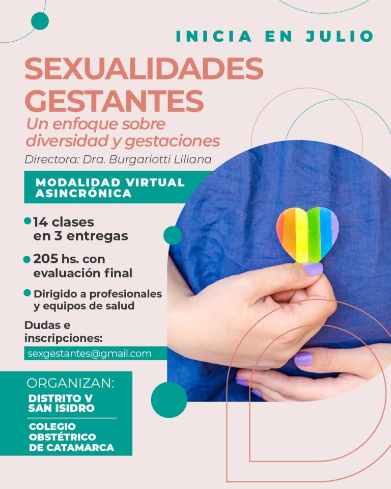 SEXUALIDADES GESTANTES. Un enfoque sobre diversidades y gestaciones.