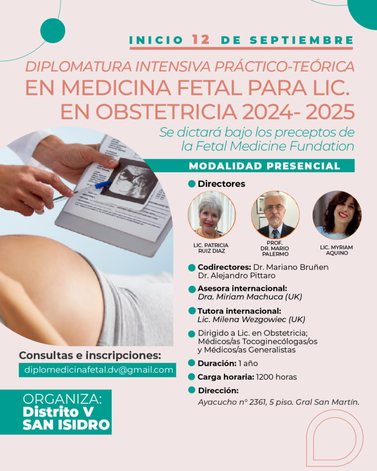 Diplomatura Intensiva práctica-teórica en Medicina Materno Fetal