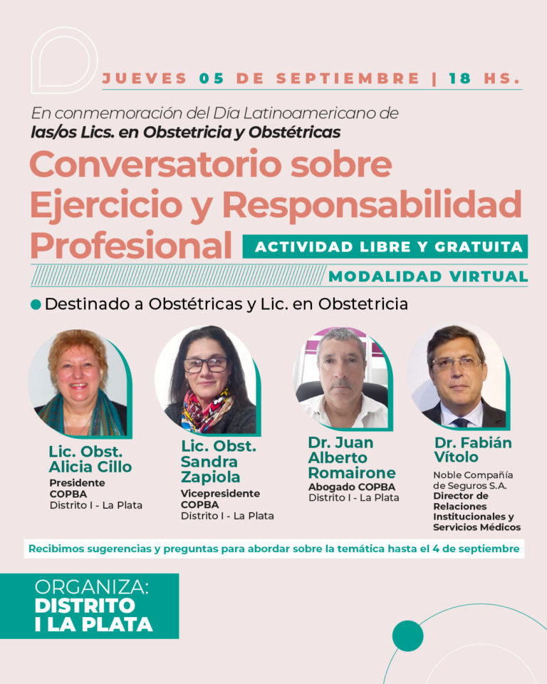 Conversatorio sobre Ejercicio y Responsabilidad profesional