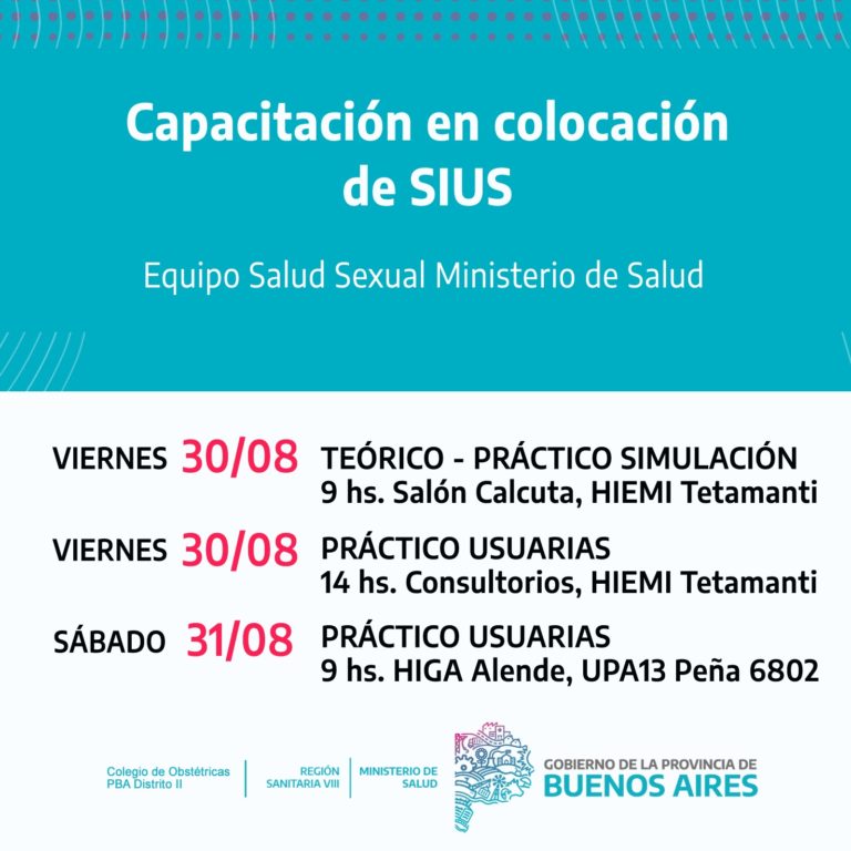 Capacitación en Colocación SIUS