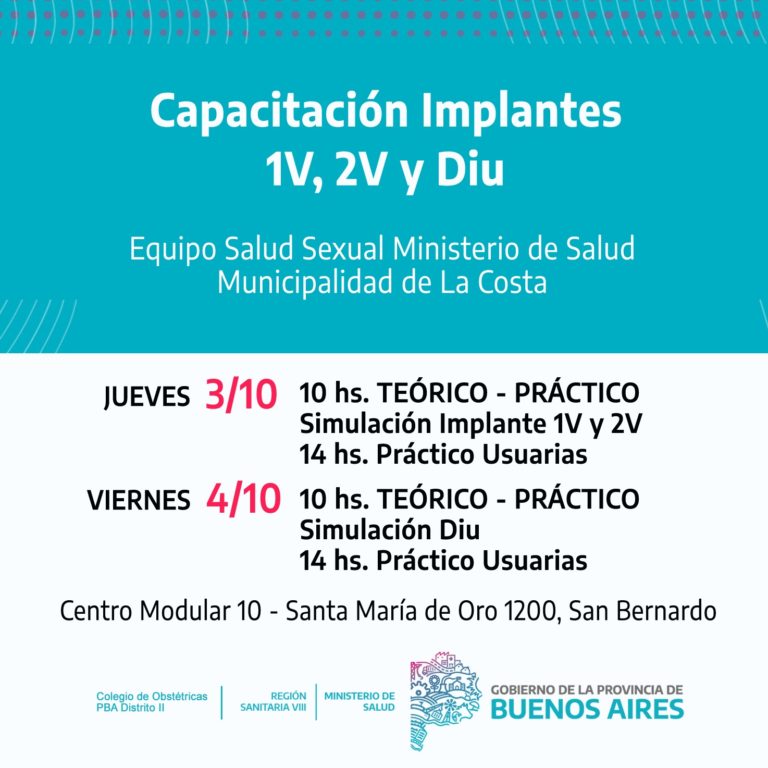 Capacitación para la Colocación de Implantes 1V, 2V y Dius
