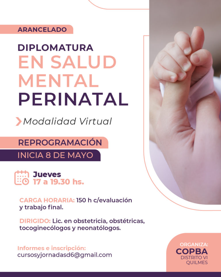REPROGRAMACIÓN: Diplomatura en Salud Mental Perinatal