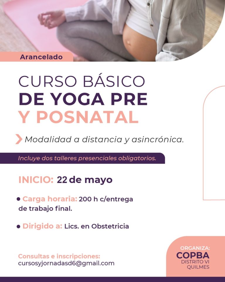 Curso Básico de Yoga Prenatal y Posnatal