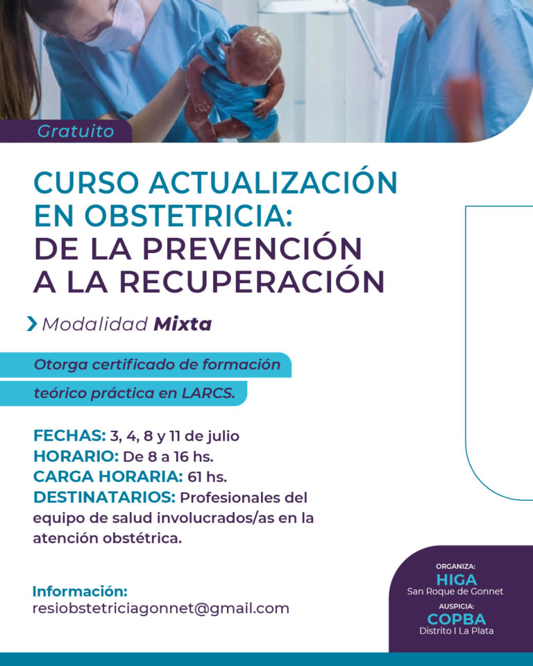 Curso Actualización en Obstetricia: De la prevención a la recuperación