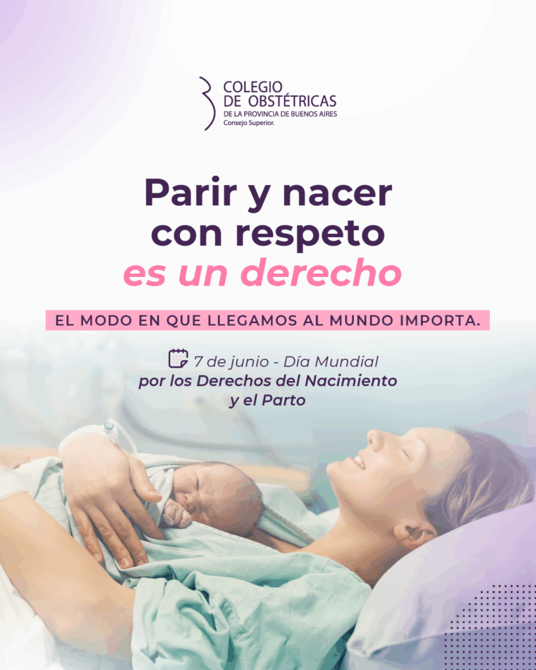 Parir y nacer con respeto es un derecho humano fundamental