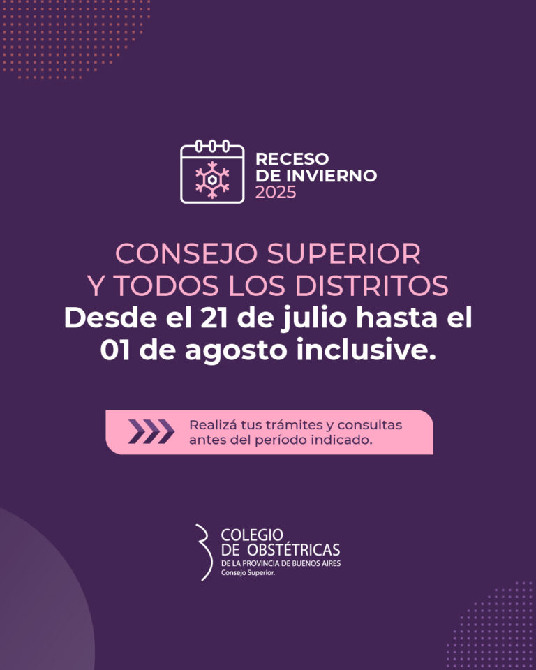 Receso invernal en los seis distritos del COPBA