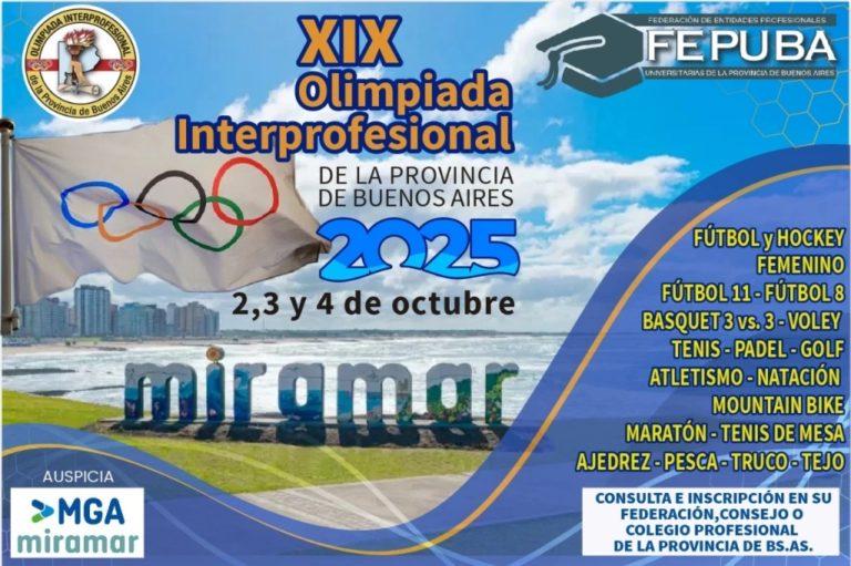 En octubre llegan las XIX Olimpiadas Interprofesionales