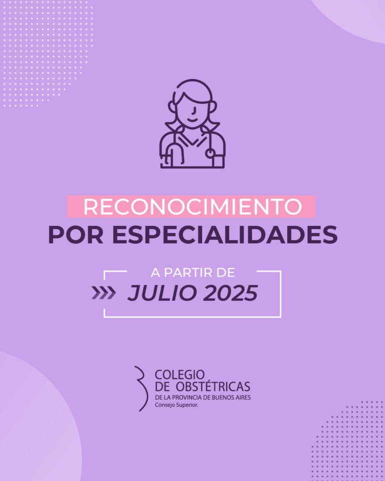 Reconocimiento por especialidades: tercer trimestre 2025
