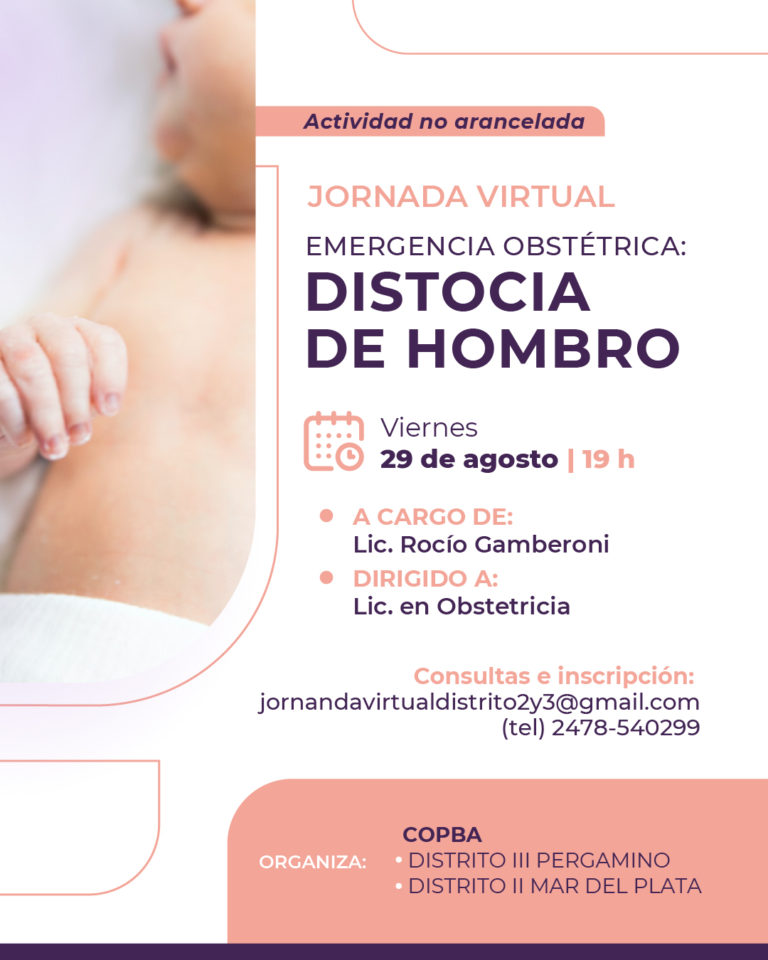 EMERGENCIA OBSTETRICA: DISTOCIA DE HOMBROS