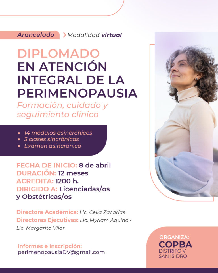 Diplomado en Atención Integral de la Perimenopausia