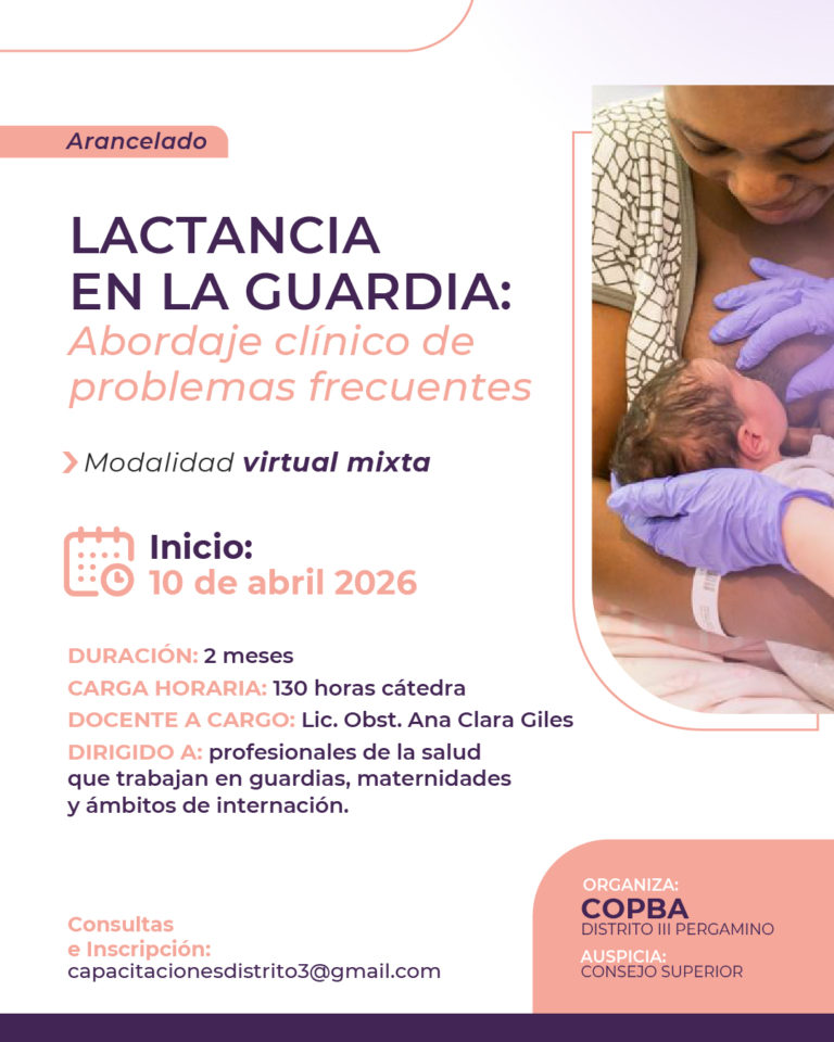 Lactancia en la guardia: Abordaje clínico de problemas frecuentes