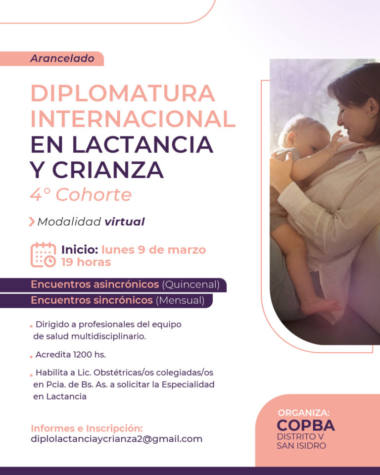 Diplomatura Internacional en Lactancia y Crianza 2026