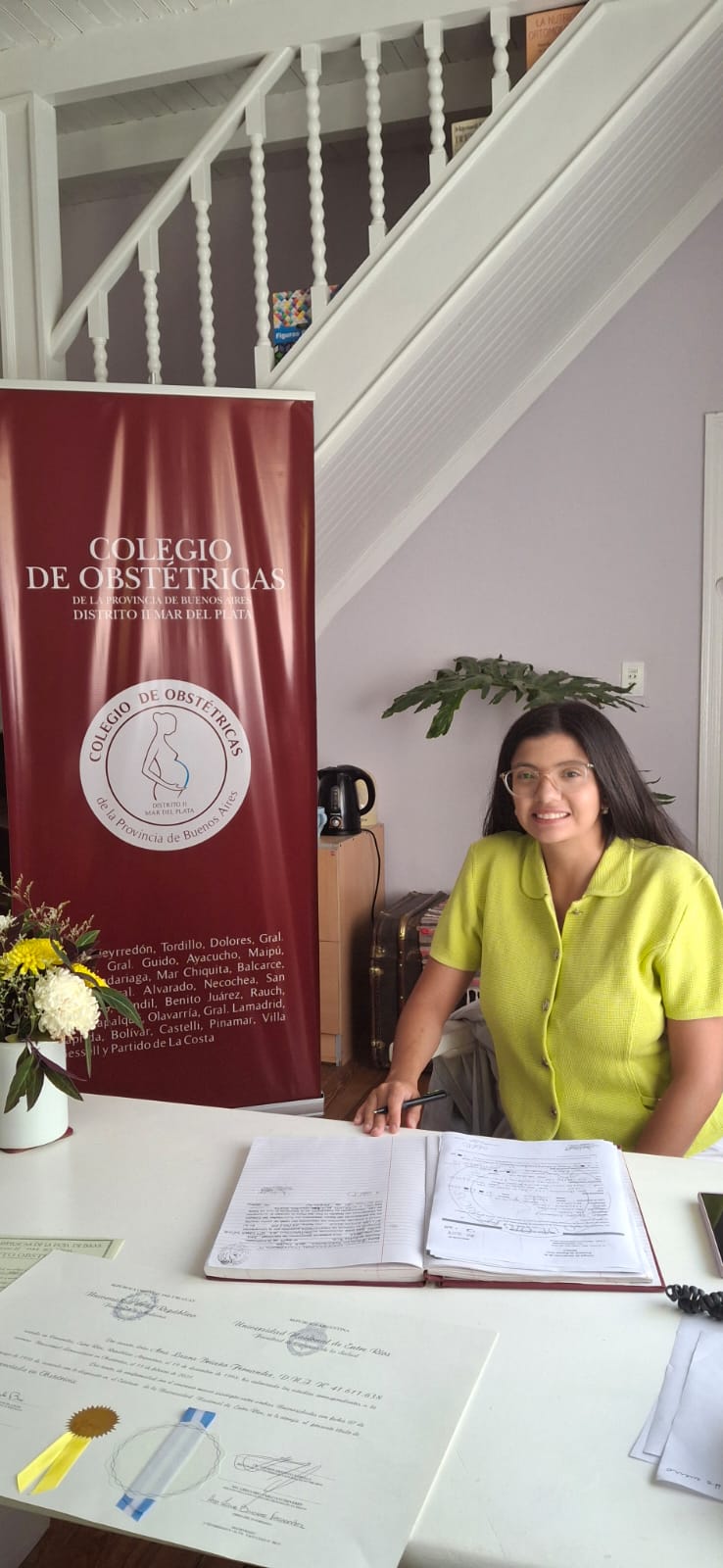 Nueva colegiada en Mar del Plata