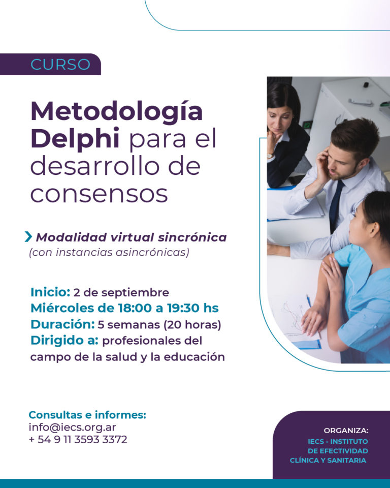 Curso: Metodología Delphi para el desarrollo de consensos