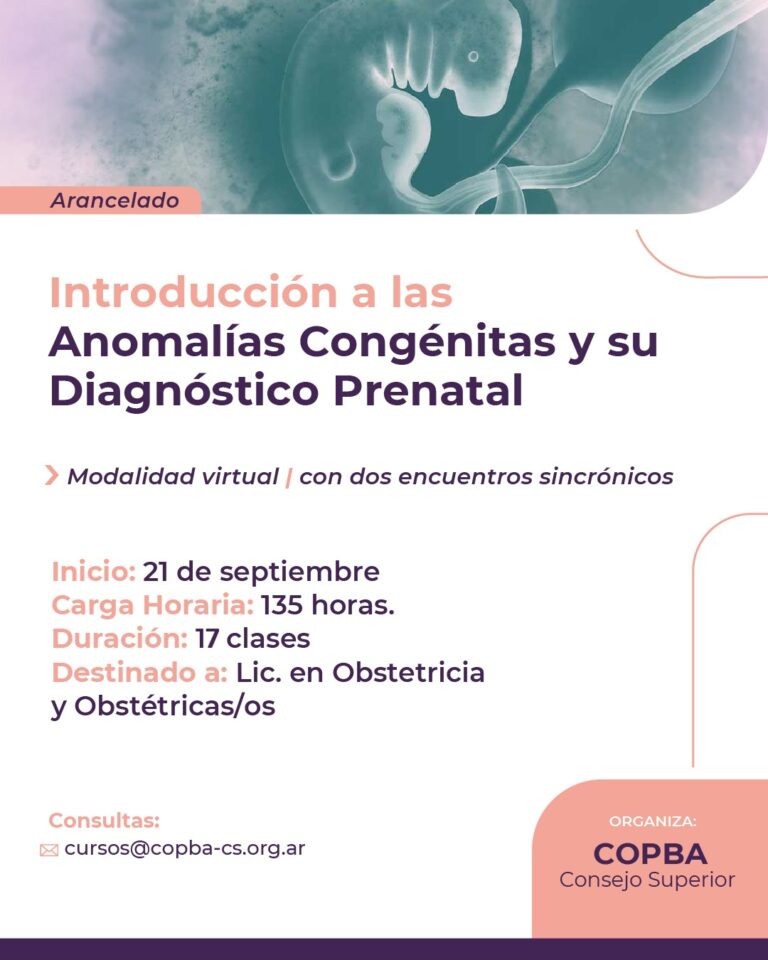 Curso: Introducción a las Anomalías Congénitas y su Diagnóstico Prenatal