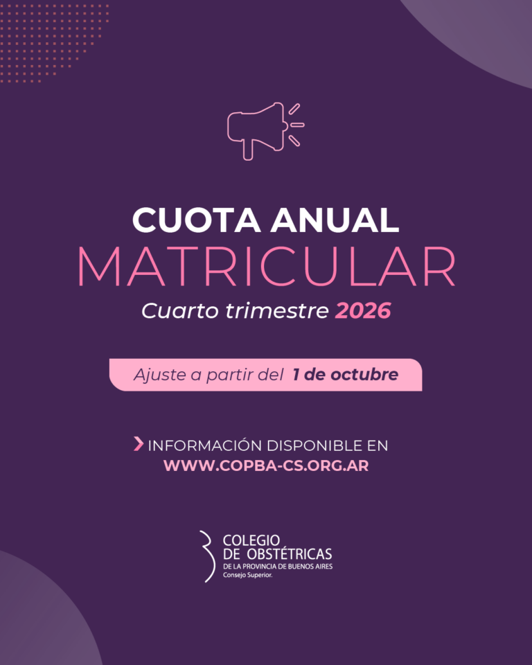 Cuota Anual Matricular para el último trimestre del año